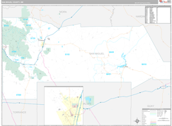 San Miguel County, NM Digital Map Premium Style
